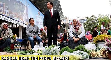 BAŞKAN ARAS'TAN PERPA MESAİSİ