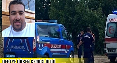 DEREYE DÜŞEN GEMİCİ ÖLDÜ 