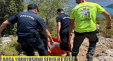 DOĞA YÜRÜYÜŞÜNÜ SEDYE İLE BİTTİ