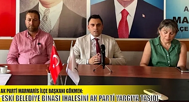 ESKİ BELEDİYE BİNASI İHALESİNİ AK PARTİ YARGIYA TAŞIDI