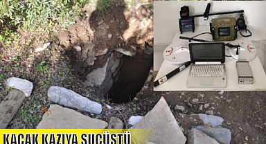 KAÇAK KAZIYA SUÇÜSTÜ