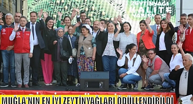 MUĞLA'NIN EN İYİ ZEYTİNYAĞLARI ÖDÜLLENDİRİLDİ
