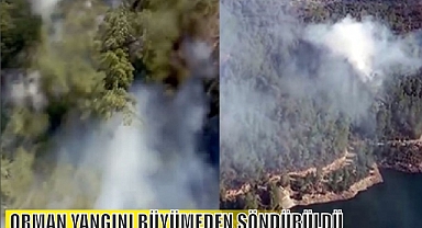 ORMAN YANGINI BÜYÜMEDEN SÖNDÜRÜLDÜ