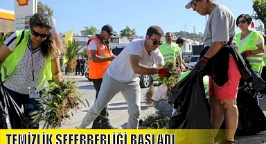 TEMİZLİK SEFERBERLİĞİ BAŞLADI