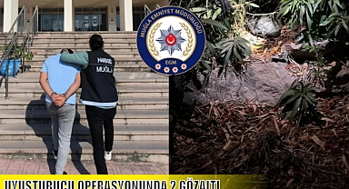 UYUŞTURUCU OPERASYONUNDA 2 GÖZALTI