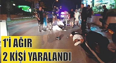 1'İ AĞIR 2 KİŞİ YARALANDI
