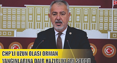 CHP'Lİ UZUN OLASI ORMAN YANGINLARINA DAİR HAZIRLIKLARI SORDU