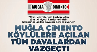 Muğla Çimento: “Çevre Duyarlılığı Yüksek Köylü ile Çıkar Gruplarını Ayırıyoruz”