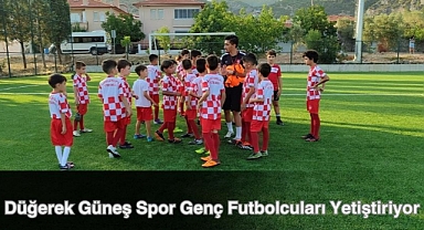 Düğerek Güneş Spor Genç Futbolcuları Yetiştiriyor