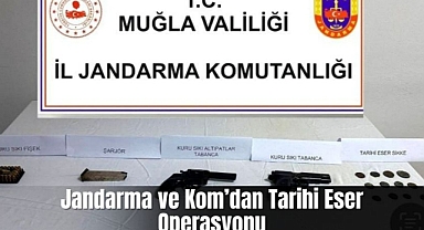 Jandarma ve Kom’dan Tarihi Eser Operasyonu