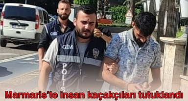 Marmaris’te insan kaçakçıları tutuklandı