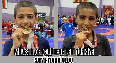 Milas'ın Genç Güreşçileri Türkiye Şampiyonu Oldu