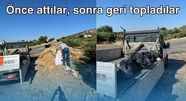 Önce attılar, sonra geri topladılar