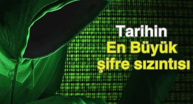 Tarihin En Büyük şifre sızıntısı