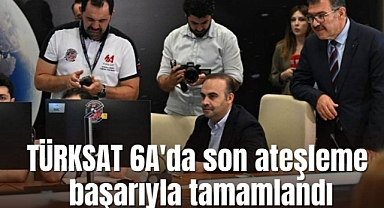TÜRKSAT 6A'da son ateşleme başarıyla tamamlandı