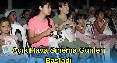 AÇIK HAVA SİNEMA GÜNLERİ BAŞLADI