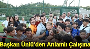 Başkan Ünlü’den Anlamlı Açılış