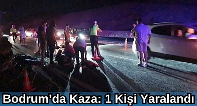 Bodrum’da Kaza: 1 Kişi Yaralandı
