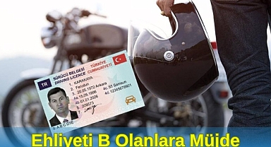 Ehliyeti B Olanlara Müjde