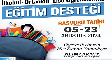 Fethiye Belediyesi’nden Öğrencilere Kırtasiye ve Üniforma Desteği