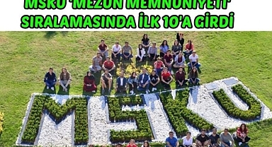 MSKÜ 'Mezun Memnuniyeti' Sıralamasında İlk 10'a Girdi