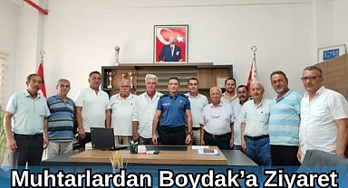 Muhtarlardan Boydak’a Ziyaret