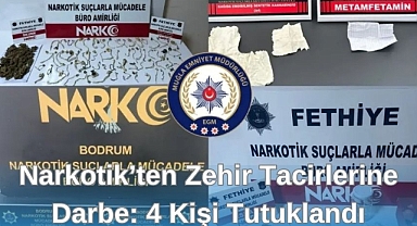 Narkotik’ten Zehir Tacirlerine Darbe: 4 Kişi Tutuklandı