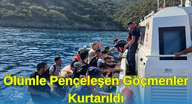 Ölümle Pençeleşen Göçmenler Kurtarıldı