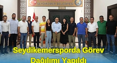 Seydikemersporda Görev Dağılımı Yapıldı
