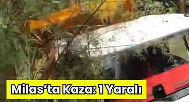 Milas’ta Kaza: 1 Yaralı