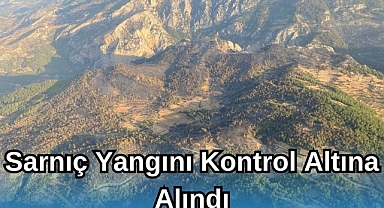 Sarnıç Yangını Kontrol Altına Alındı