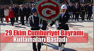 29 Ekim Cumhuriyet Bayramı Kutlamaları Başladı
