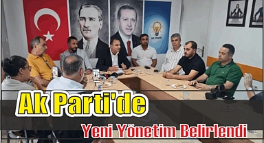 Ak Parti’de Yeni Yönetim Belirlendi