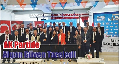 AK Partide Algan Güven Tazeledi