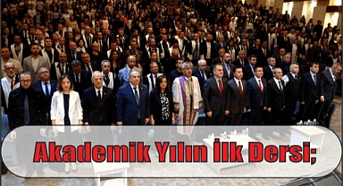 Akademik Yılın İlk Dersi