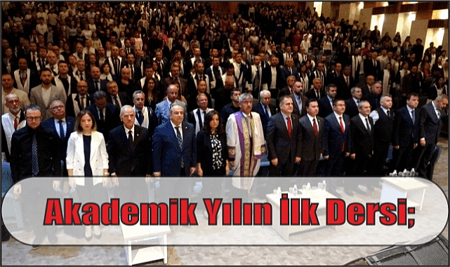 Akademik Yılın İlk Dersi