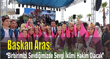Başkan Aras; “Birbirimizi Sevdiğimizde Sevgi İklimi Hakim Olacak”