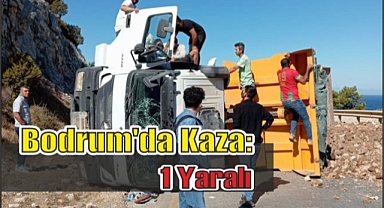 Bodrum’da Kaza: 1 Yaralı