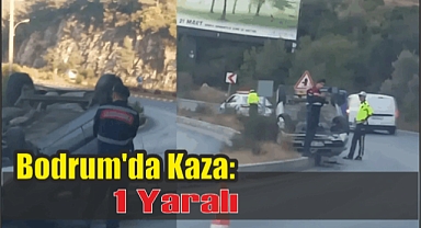 Bodrum’da Kaza: 1 Yaralı