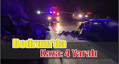 Bodrum’da Kaza: 4 Yaralı
