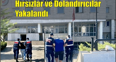 Hırsızlar ve Dolandırıcılar Yakalandı