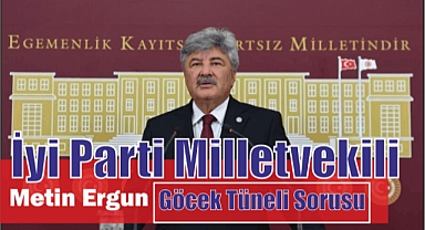 İyi Parti Milletvekili Metin Ergun Göcek Tüneli Sorusu