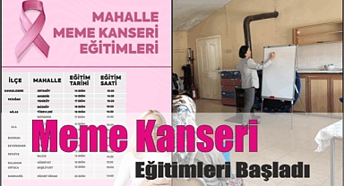Meme Kanseri Eğitimleri Başladı