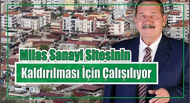 Milas Sanayi Sitesinin Kaldırılması İçin Çalışılıyor