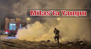 Milas’ta Yangın