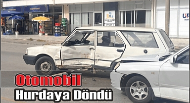 Otomobil Hurdaya Döndü