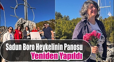 Sadun Boro Heykelinin Panosu Yeniden Yapıldı