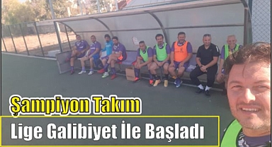 Şampiyon Takım Lige Galibiyet İle Başladı
