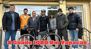 8 Günde 1080 Km Yapacak