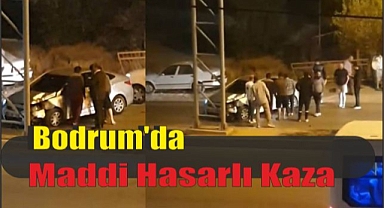 Bodrum’da Maddi Hasarlı Kaza